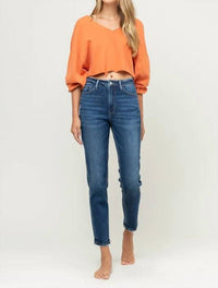 Sanity Style - Elijah Straight Mom Jeans