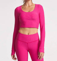 Thrive Societe - Refine Long Sleeve Bra Top