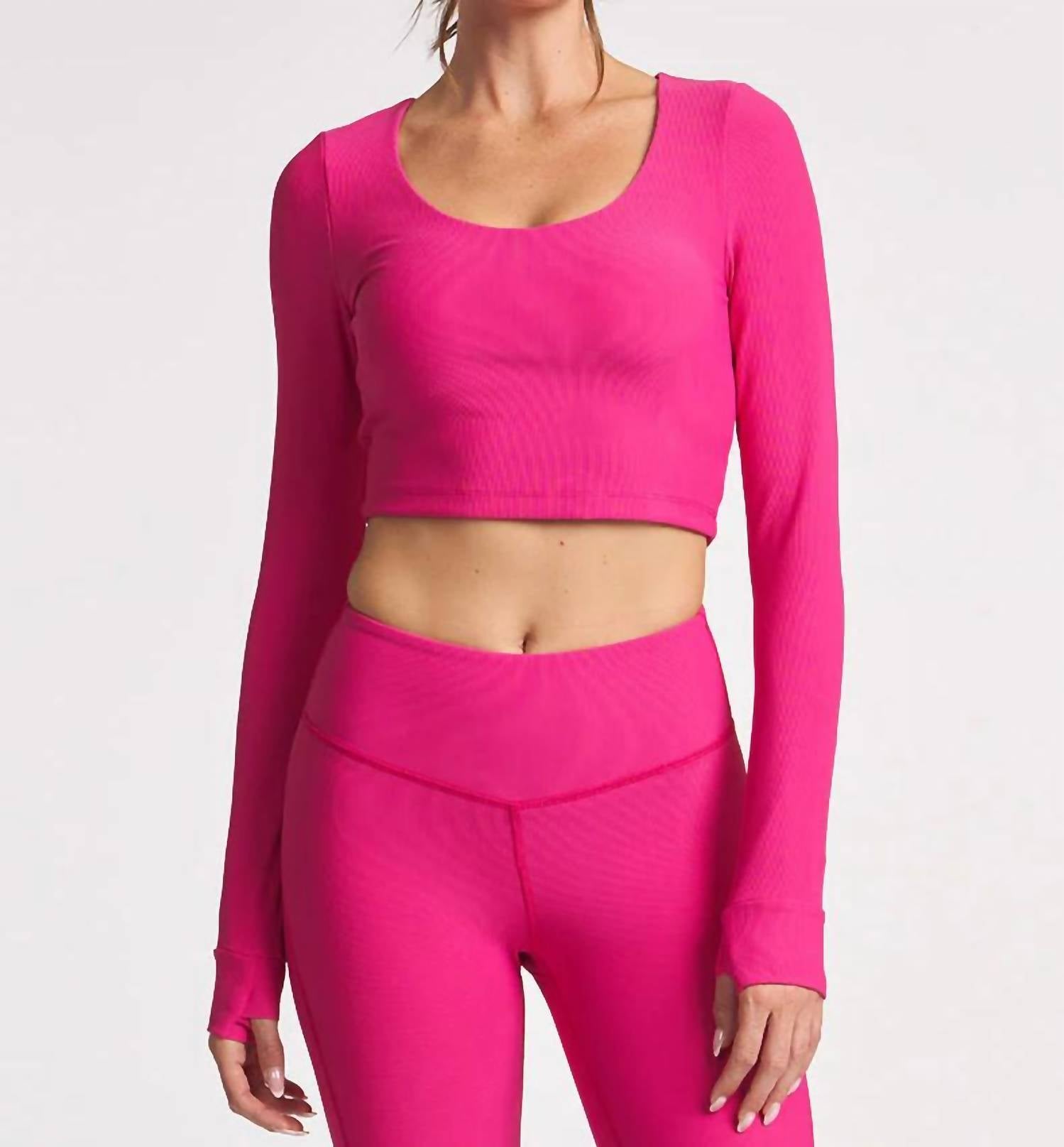 Thrive Societe - Refine Long Sleeve Bra Top