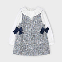 Mayoral - Girl's Combined Pinafore Dress