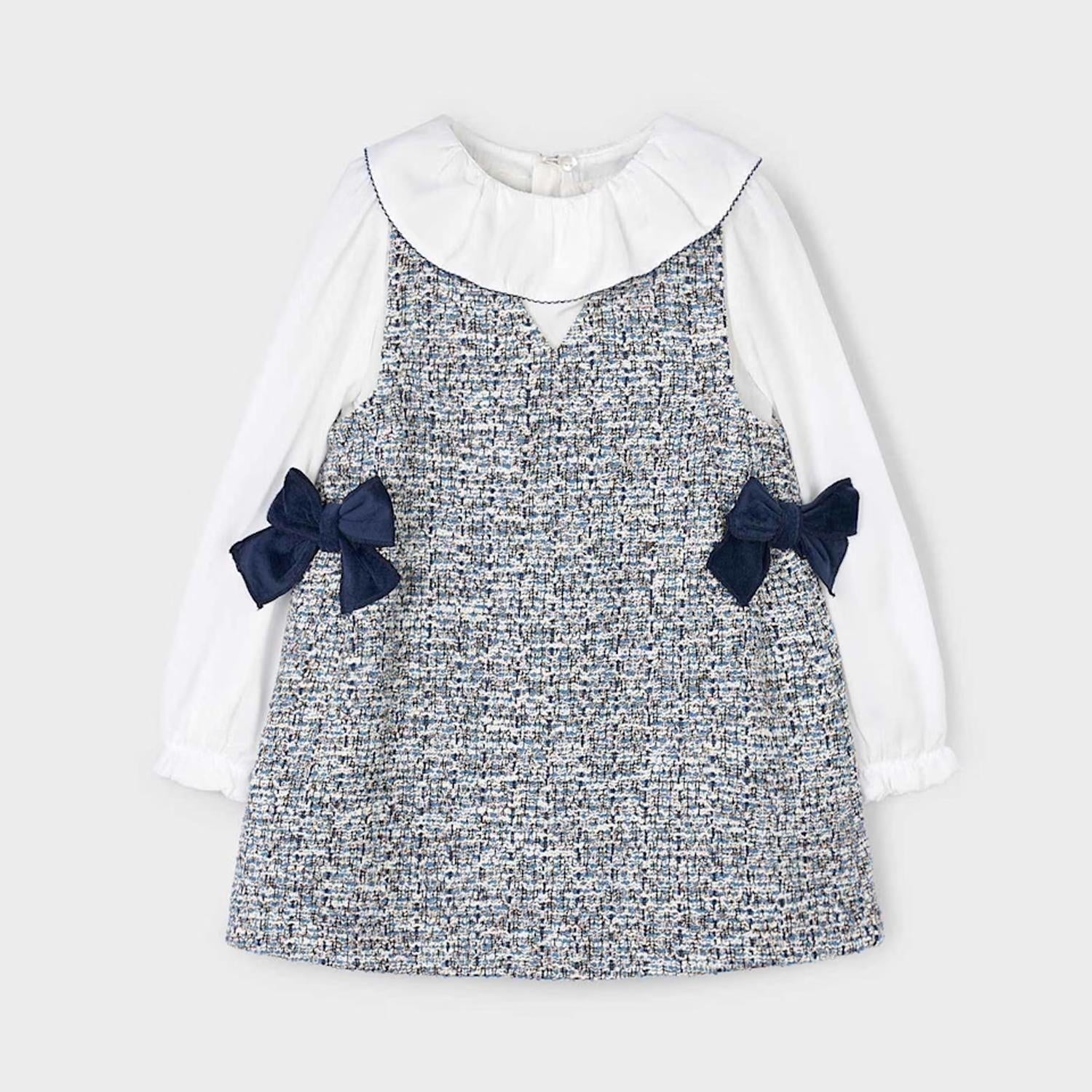 Mayoral - Girl's Combined Pinafore Dress