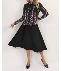 Miss Finch Nyc - Violet Rain Blouse