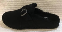 Fitflop - Women's Chrissie Buckle Suede Shearling Slippers