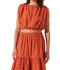 Astr - Nalley Eyelet Top