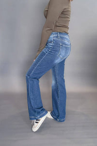 J21 Eleven - Rena Dark Wash High Rise Bootcut Jeans
