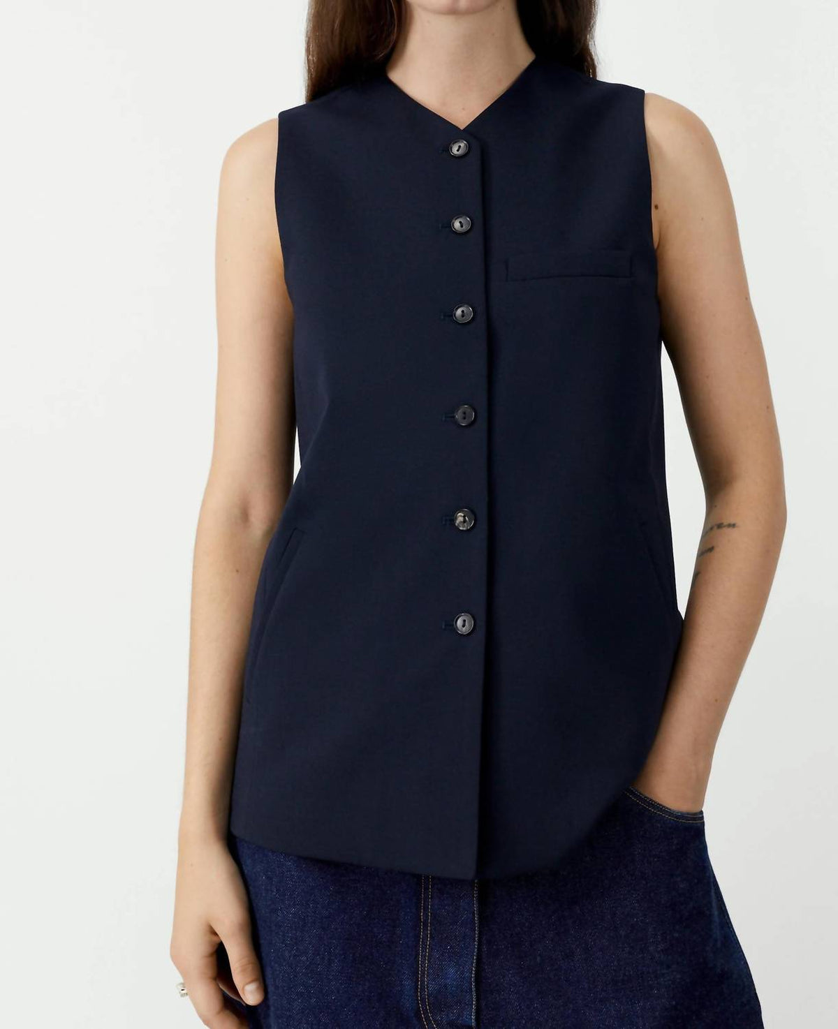 Cordera - Tailored Button Front Vest