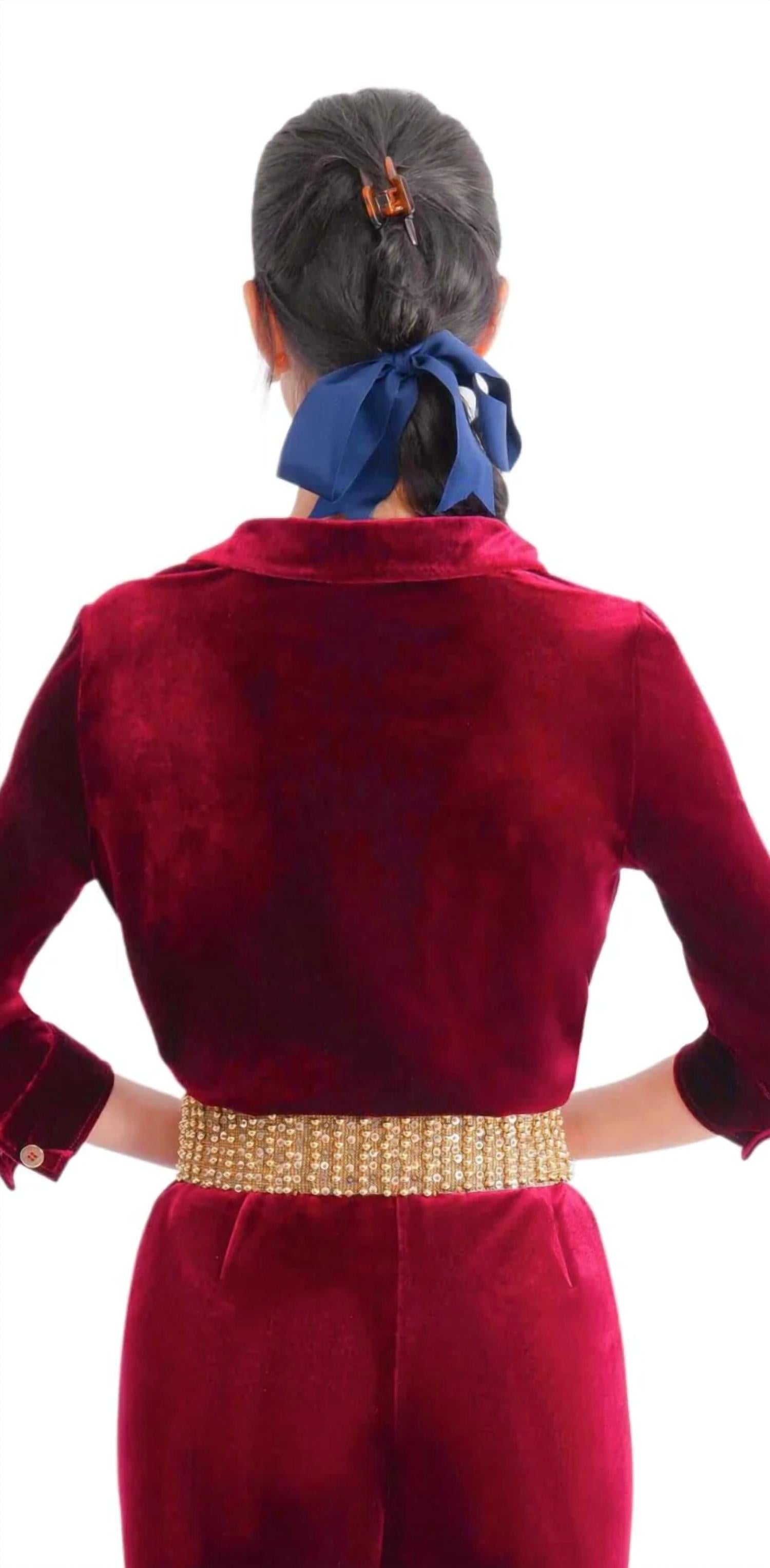 Gretchen Scott - Pop Over Silky Velvet Top