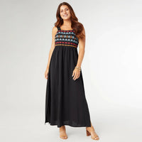Coco + Carmen - Sarah Sleeveless Embroidered Dress