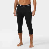 Helly Hansen LIFA Merino Midweight 3/4 Pant in black - men's pants