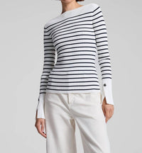 A.L.C. - Anya Striped Knit Top