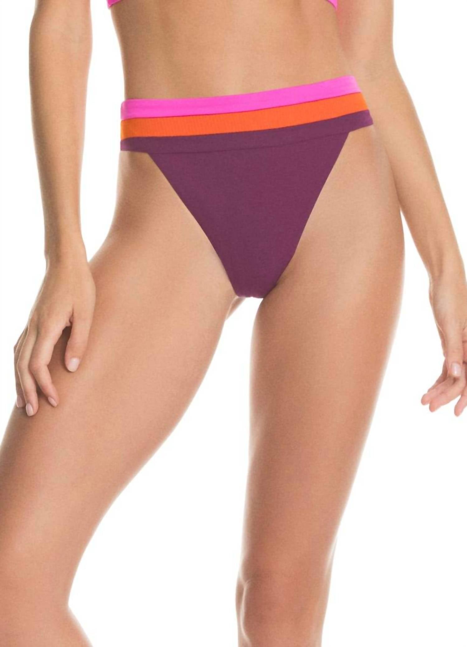 Maaji - Sienna High Waist Banded Bikini Bottom