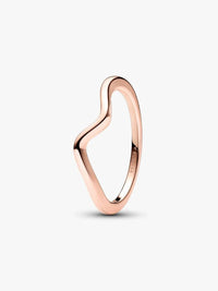 Pandora - Women's Polished Wave Ring