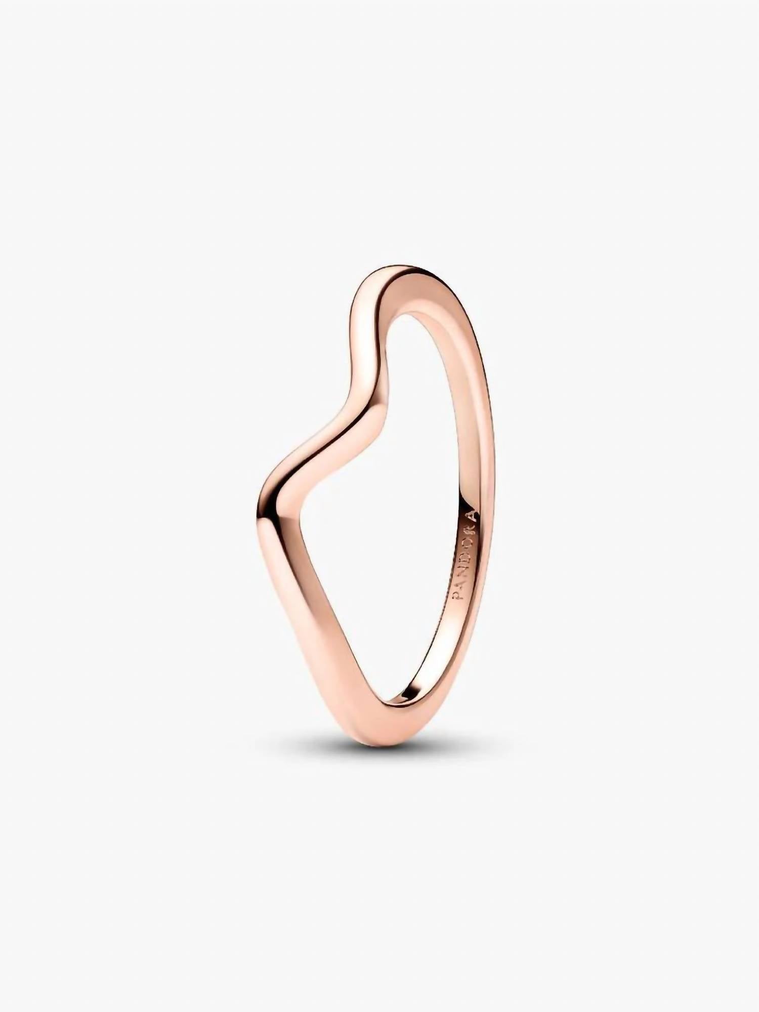 Pandora - Women's Polished Wave Ring