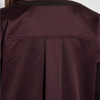 Lysse Token Pullover Satin Top in lava - women's blouse - view 5
