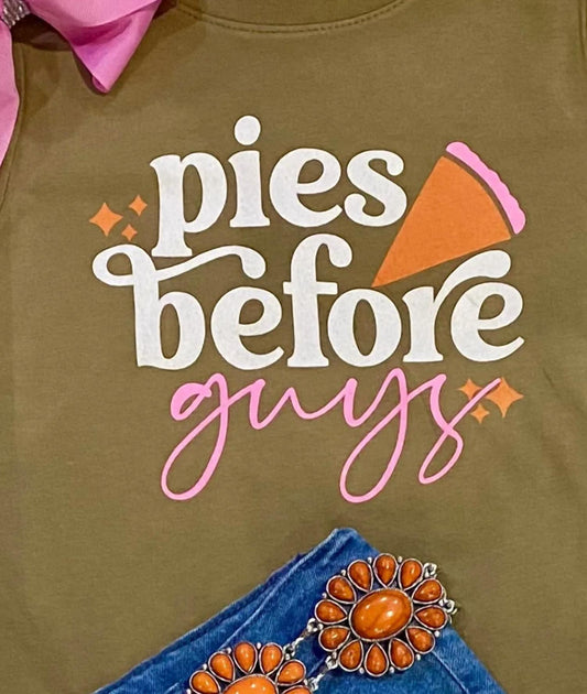 Beauts & Beaus - Girl's Pies Before Guys Tee