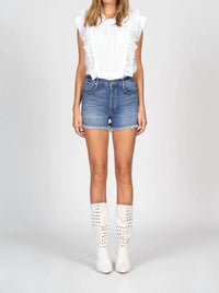 BLACK ORCHID Karen High Rise Short in jump around - women's shorts - detail view