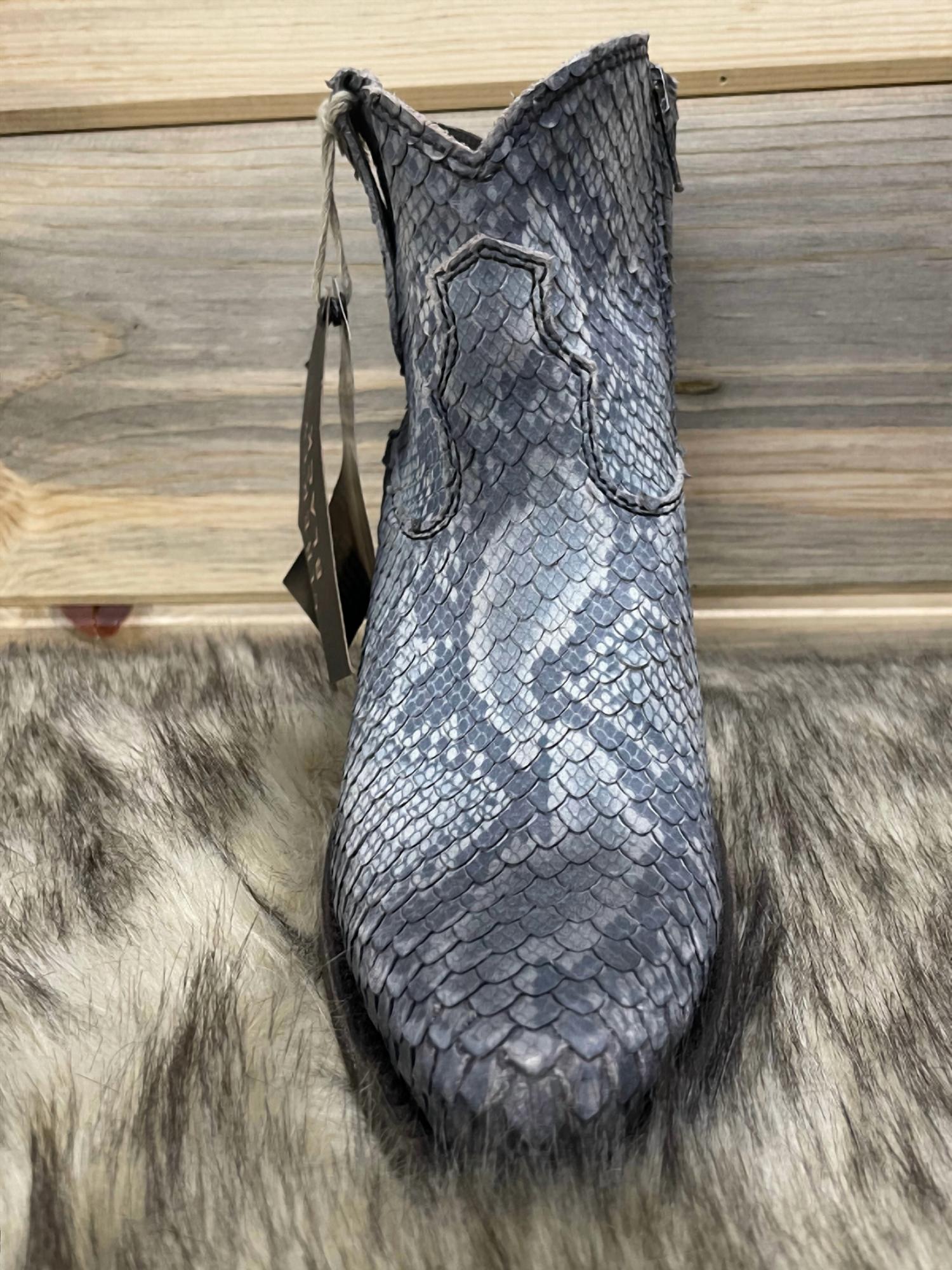 Snakeskin Bootie