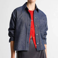 Vince - Cropped Long Sleeve Shirt