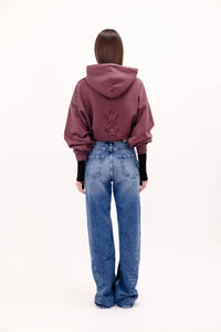 Icon Denim LA Annie Straight Leg Jeans in eclipse 1 - women's jeans - detail view
