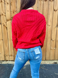 &Merci - Aiden Cable Knit Pullover Sweater