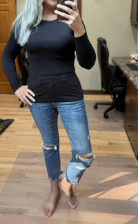 42Pops - Brushed Microfiber Long Sleeve Tee
