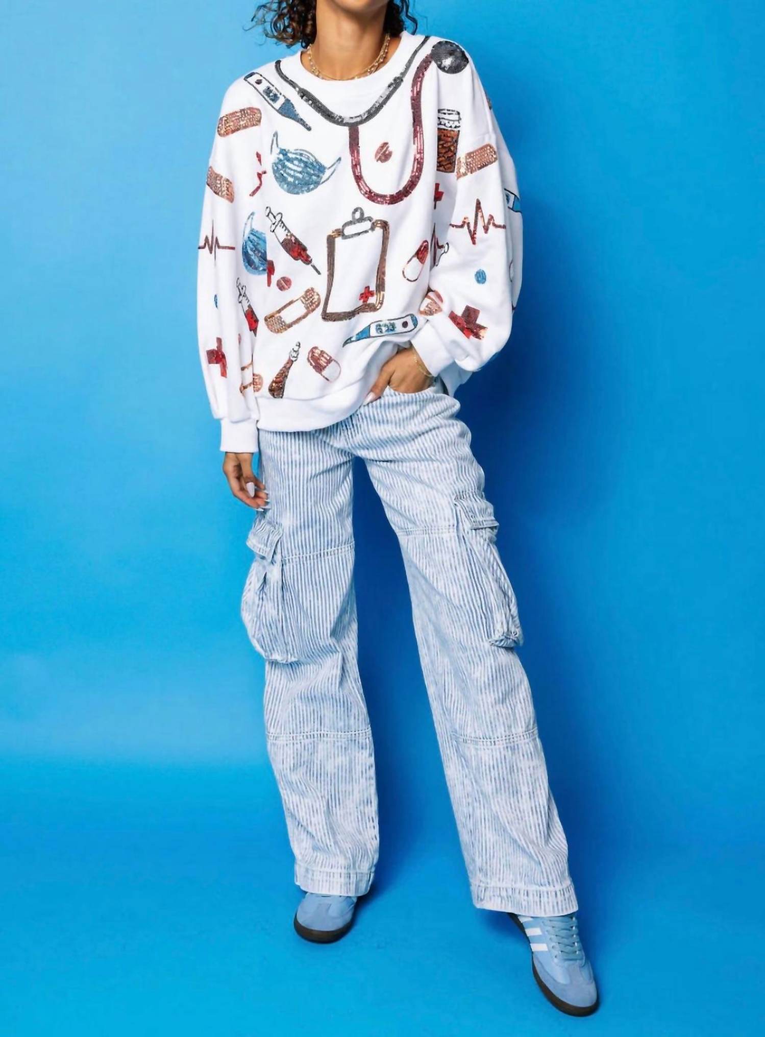 Queen Of Sparkles - Doctor Icon Sweatshirt