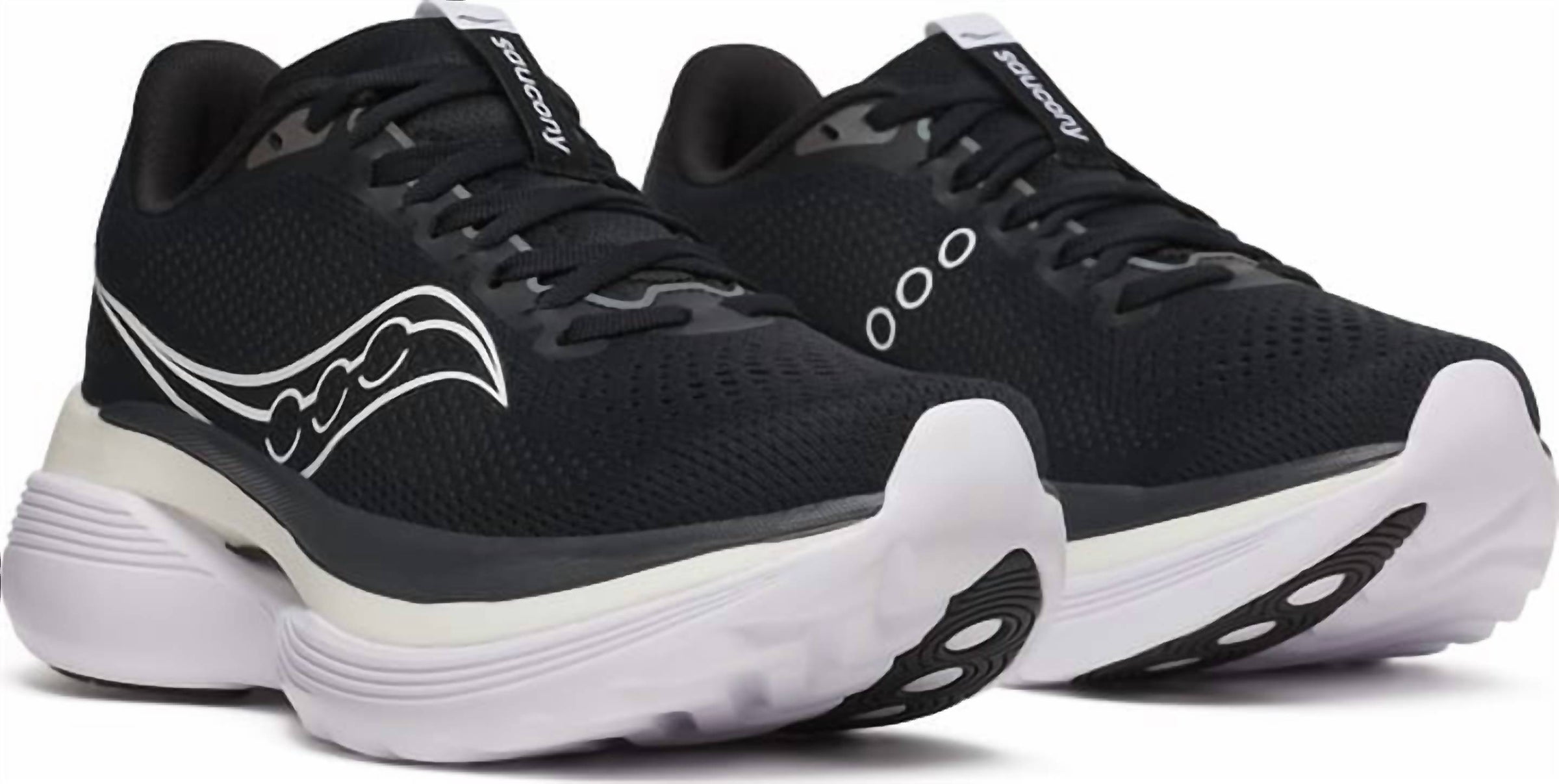 SAUCONY Men's Endorphin Trainer Sneakers in black white - men's shoe
