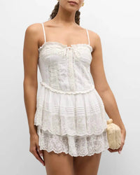 Loveshackfancy - Nerida Bustier Mini Dress