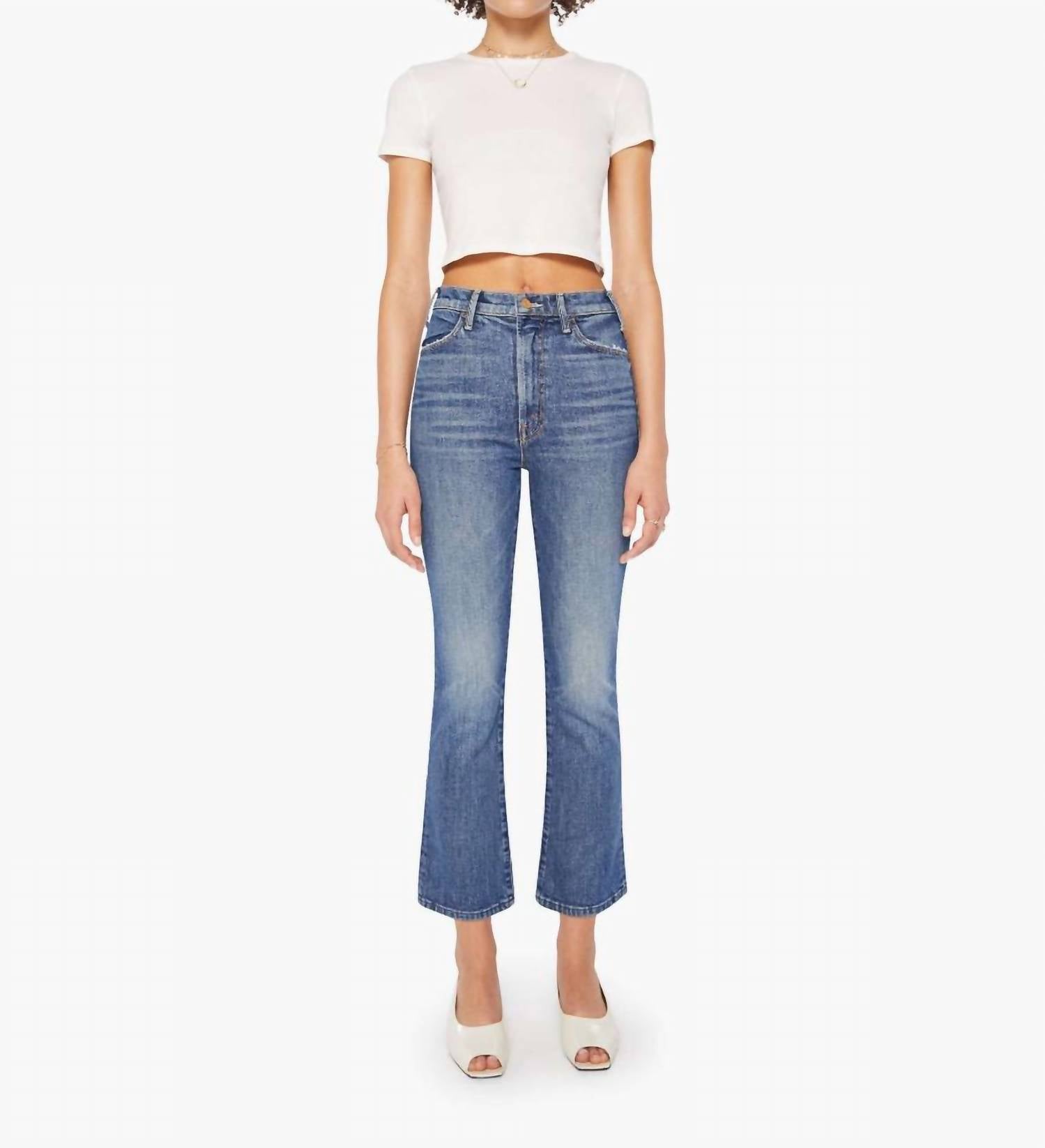 Mother Hustler Ankle Jeans in bending the rules 1 - women's jeans