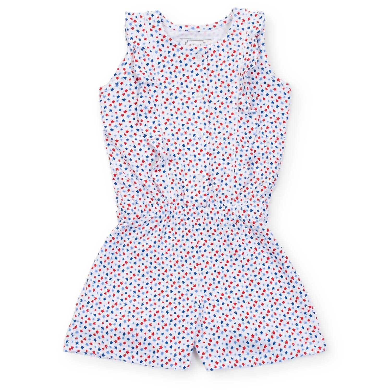 lila + hayes Lola Romper in star spangled - kids' item - detail view