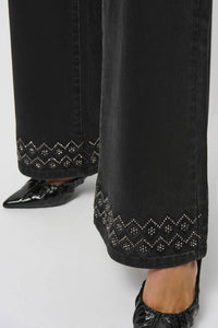 Joseph Ribkoff - Cordelia Classic Wide Leg Stretch Denim Jeans