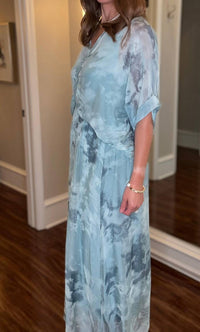 Look Mode Usa - Tie Dye Silk Dress
