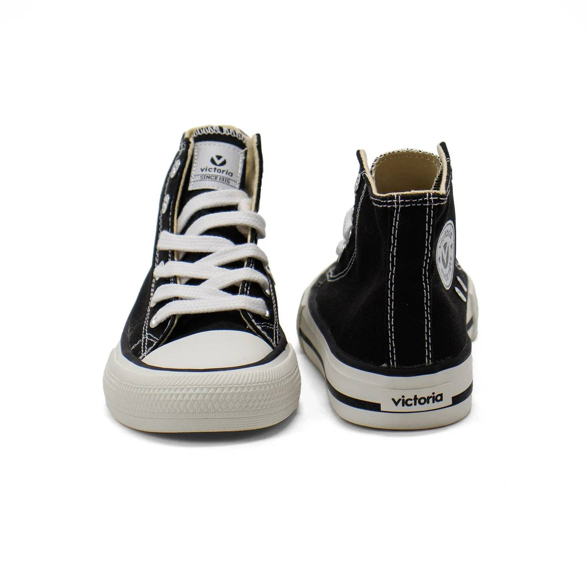 Victoria - Boy's High-top Lace-up Sneakers