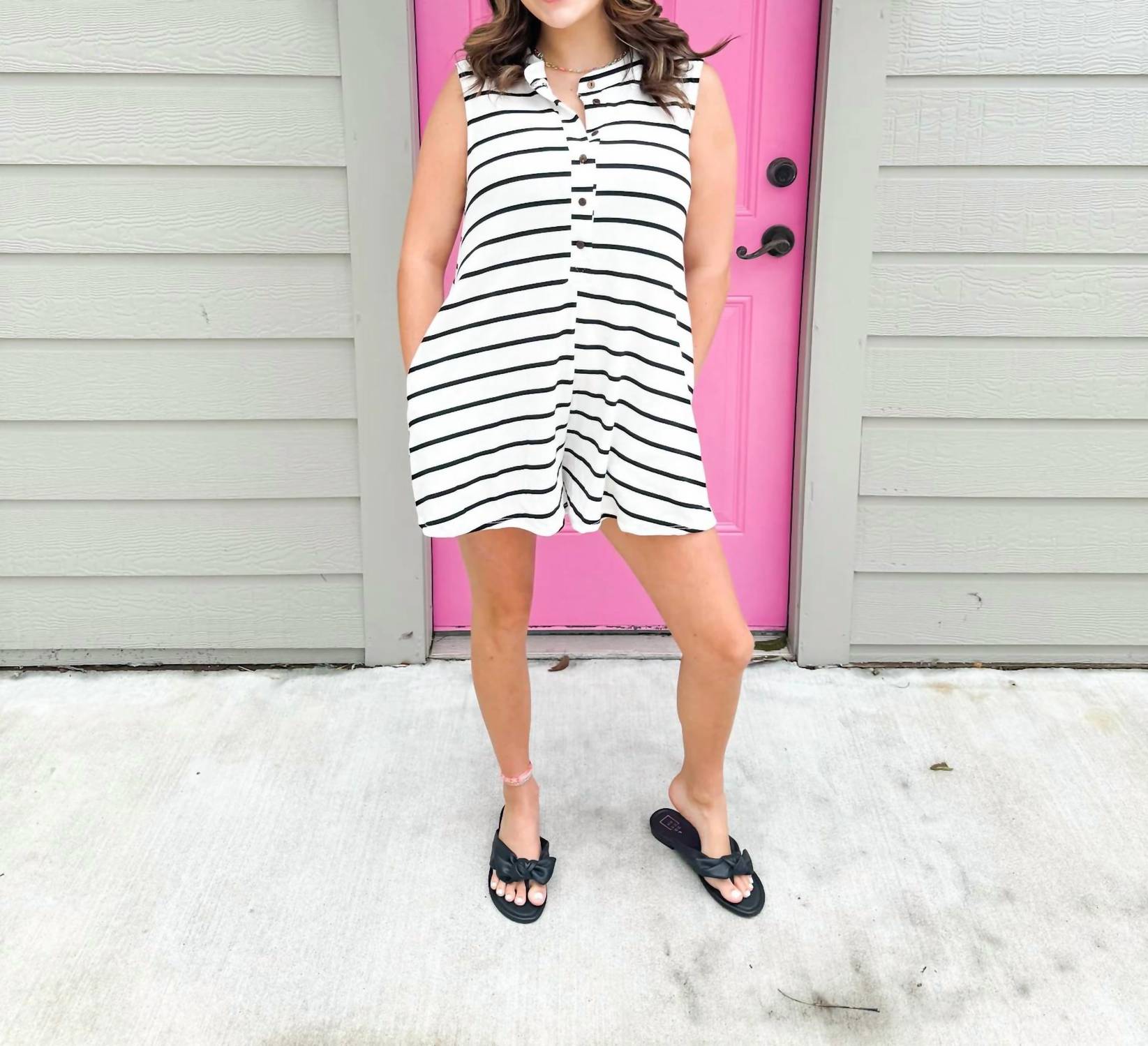 Bucketlist - Sleeveless Romper