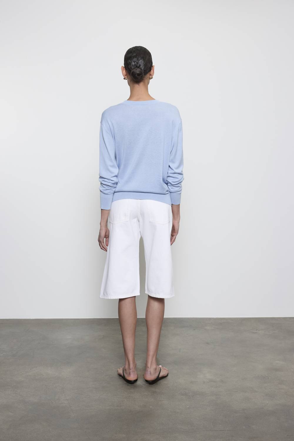Enza Costa - SILK KNIT CREW TOP