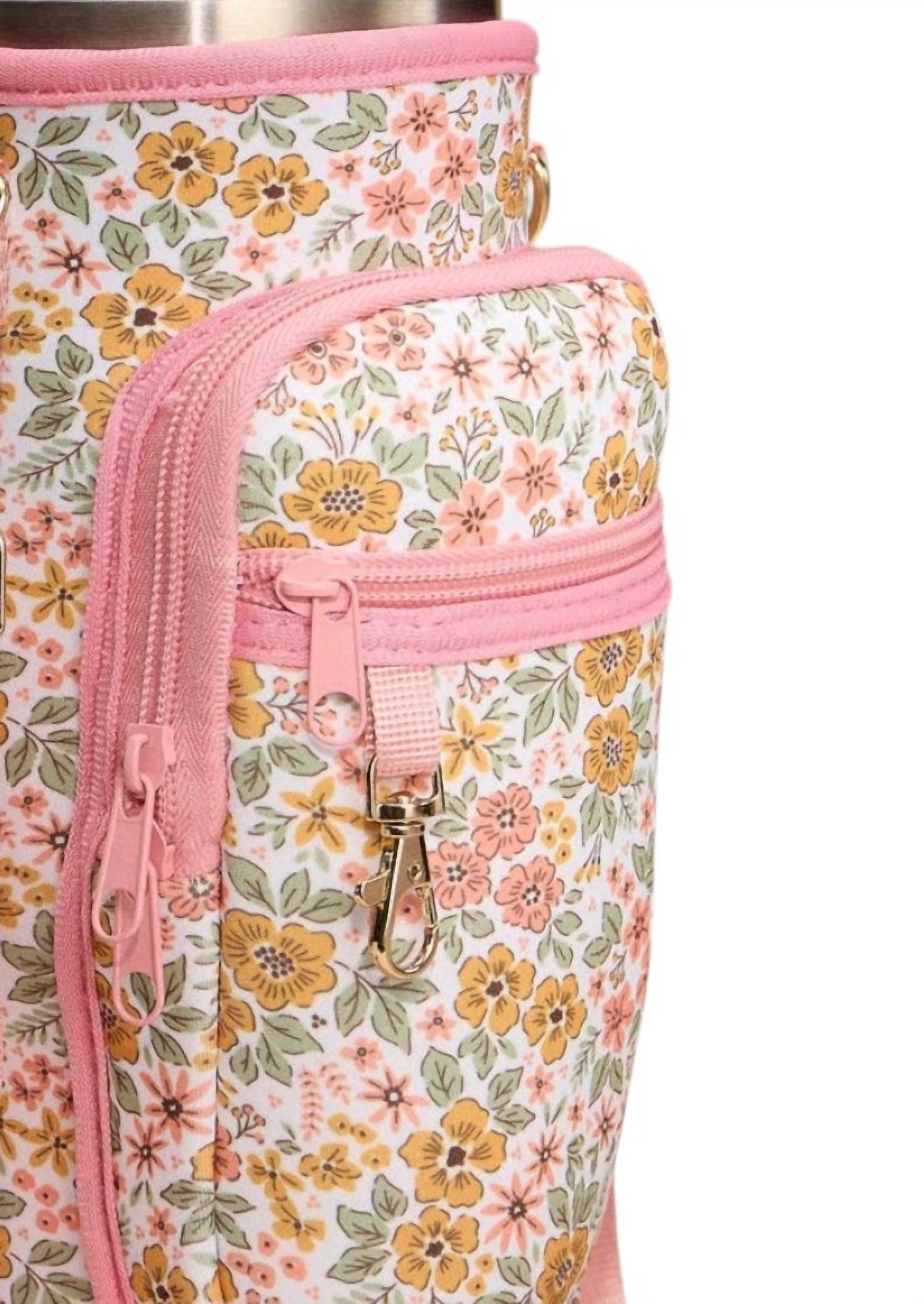 Stone & Stitch - Women's Floral Neoprene Tumbler Carrier