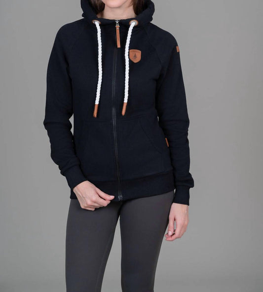 Wanakome - Hera Black Full-zip Hoodie