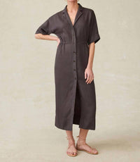 Faherty - Topanga Drape Shirtdress