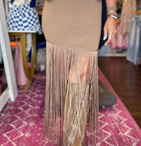 Blue B - Festival Fringe Midi Skirt