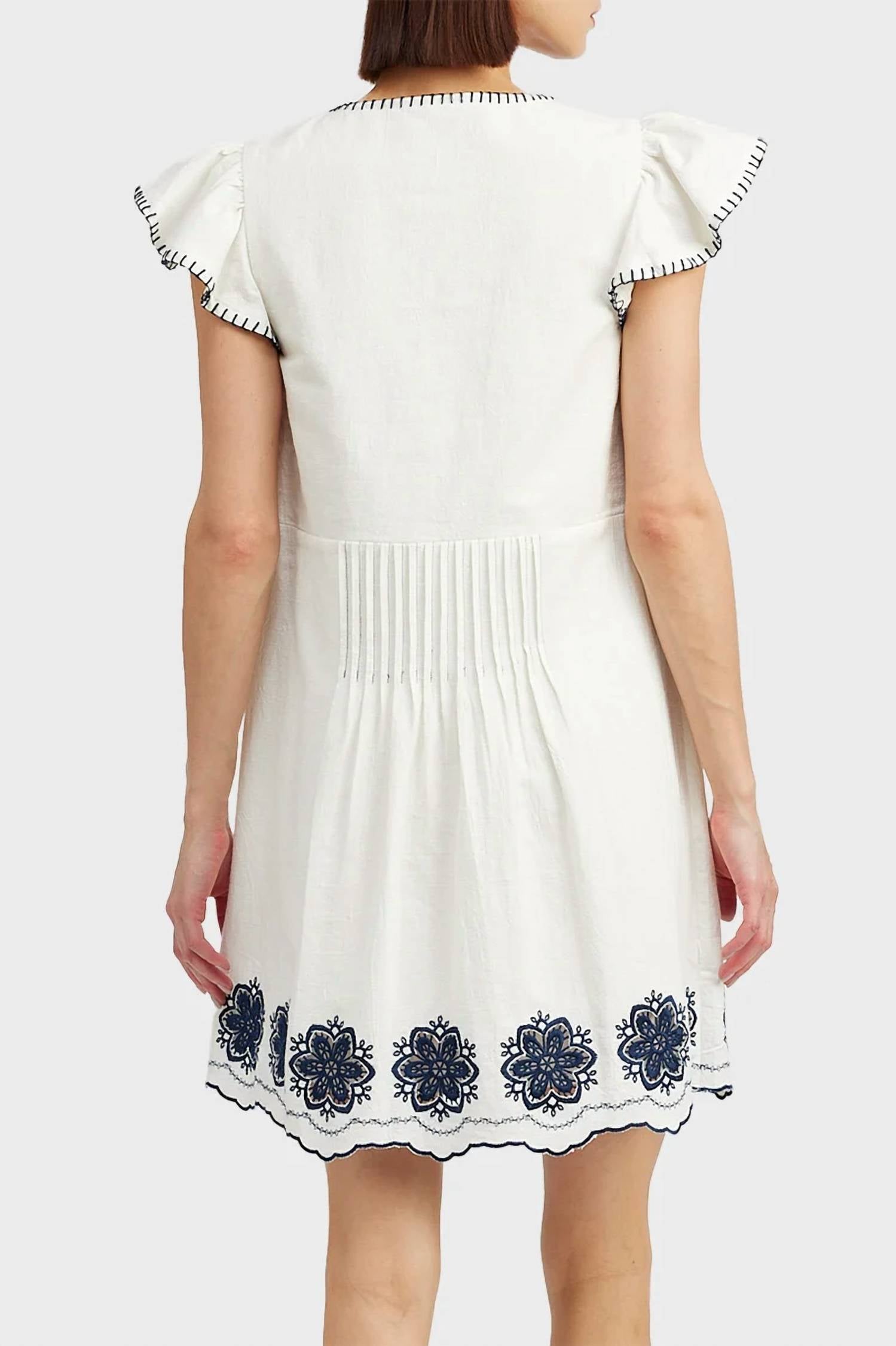 En Saison - Dawson Embroidered Mini Dress