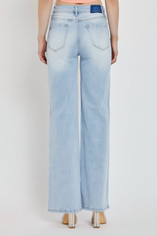 Risen - Vecca V Waist Wide Leg Jeans