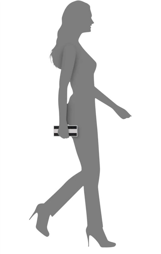 Nina - Women's Ziona Colorblock Crystal Minaudiere Clutch