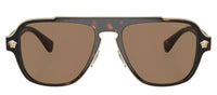 Versace - Aviator Plastic Sunglasses with Orange Polarized Lens