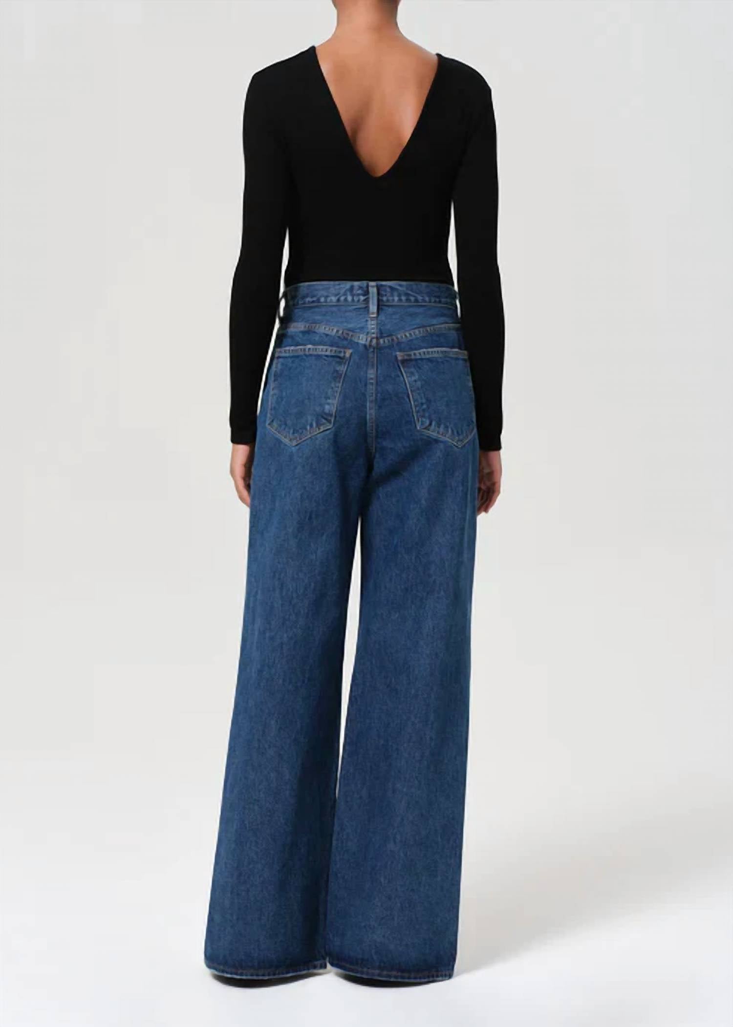 Agolde - Dame High Rise Wide Leg Jean