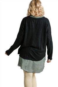 Umgee - Waffle Knit Cardigan