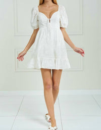 Azura - Mini Empire Waist Dress