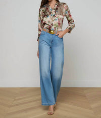 L'Agence - Scottie High Rise Wide Leg Jean