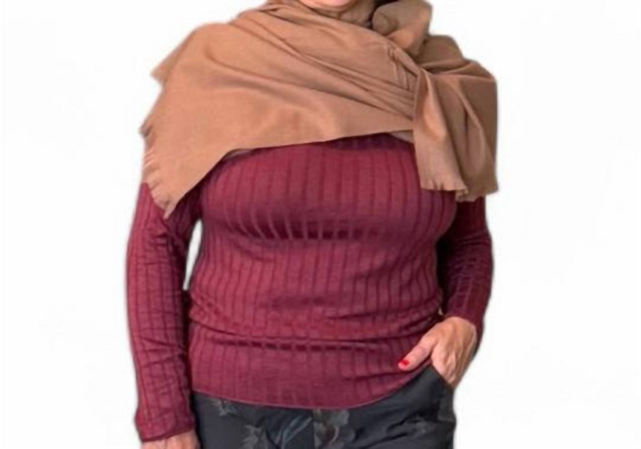 Made In Italy - Ultra Soft Everyday Rib Knit Top