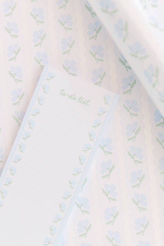 Rock Paper Scissors - Floral List Notepad