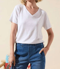 Lysse - Cyrus Box Cut V Neck Tee